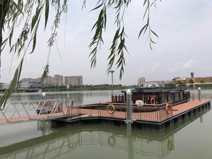 亳州花戏楼游船码头-浮箱