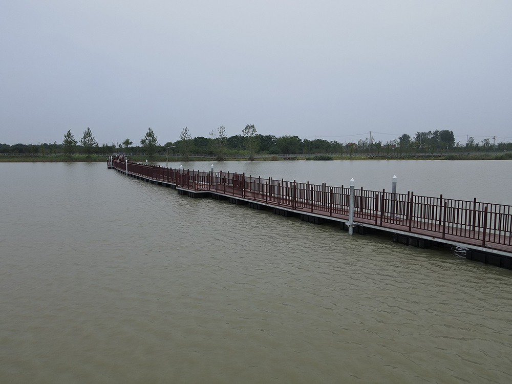 浮桥河湿地公园图片
